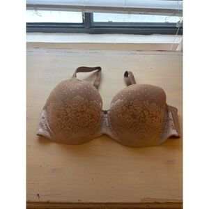 Soma Stunning Support balconet bra 38DDD nude‎ lace underwire full figure